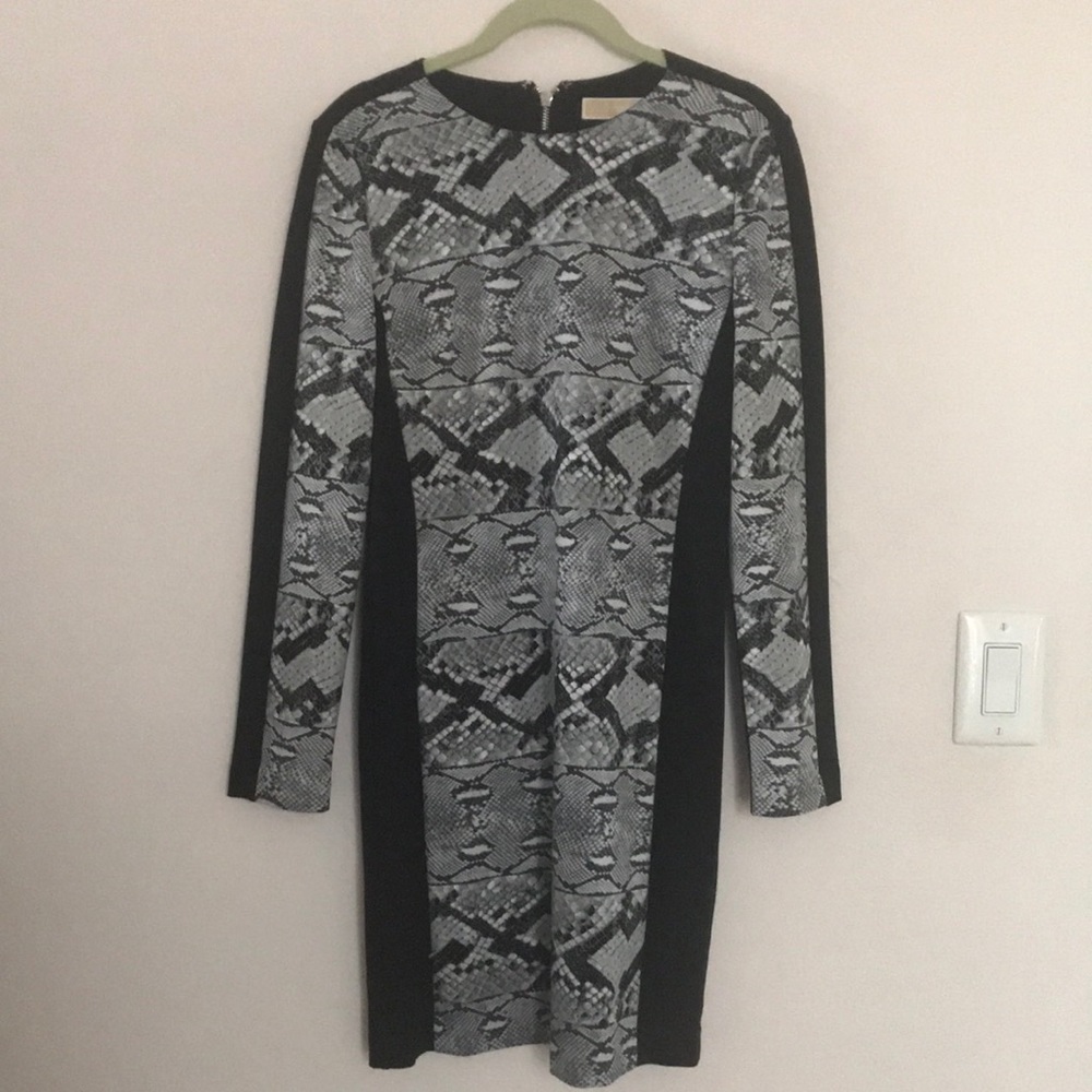 Michael Kors Snakeprint Bodycon Dress